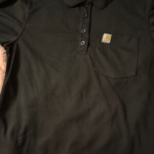 Carhartt Black Short Sleeve Polo